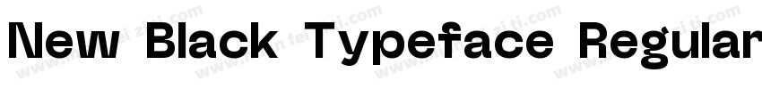 New Black Typeface Regular字体转换